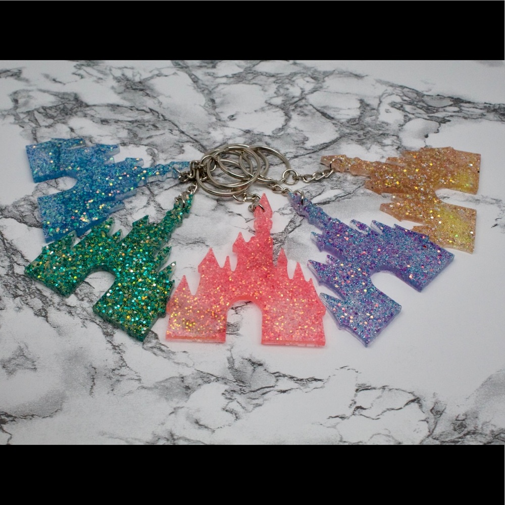 Cinderella Castle Keychain